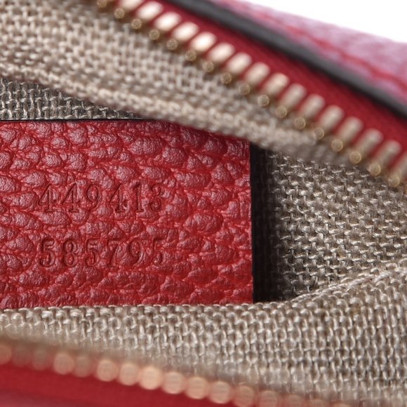 Gucci GG Supreme Bree Camera Crossbody Bag in Red- new in DUSTBAG - Picture 11 of 13